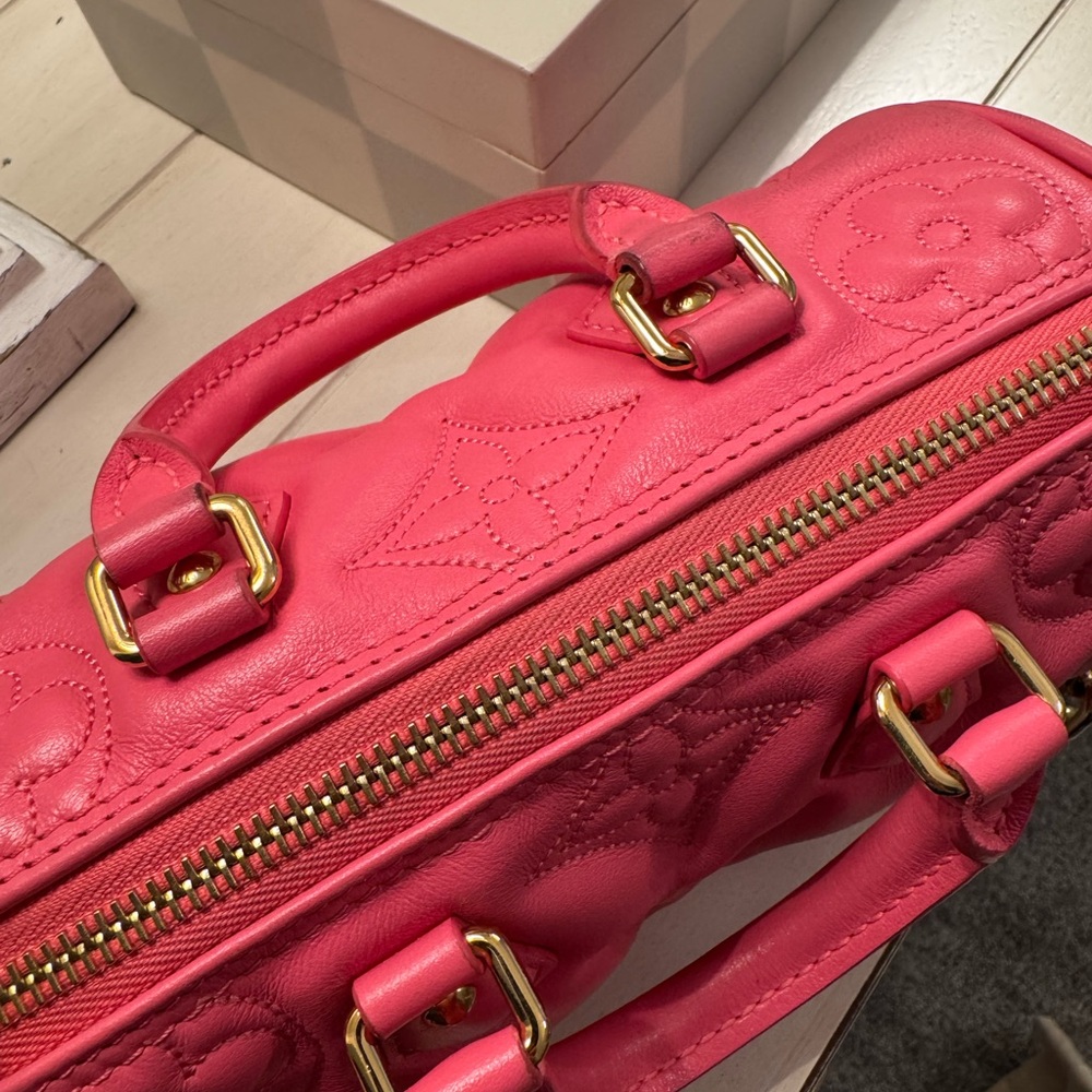 Louis Vuitton Bubblegram Papillon BB in Dragon Fruit - Picture 10 of 16